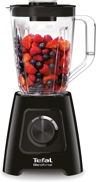Tefal Blendforce II Blender – 600W, 2L Jug, Black (Model BL420840)