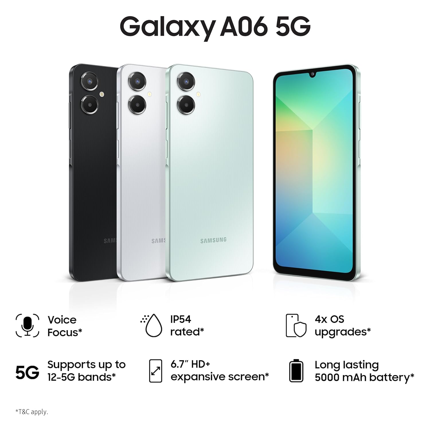 Buy Samsung,Samsung Galaxy A06 5G – 128GB, 4GB RAM, Light Green, Unlocked (International Model) – A Series Mobile Phone - Gadcet UK | UK | London | Scotland | Wales| Near Me | Cheap | Pay In 3 | Mobile & Smart Phones