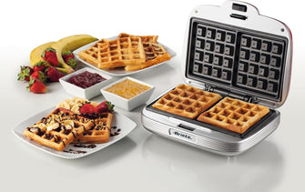 Buy Ariete,Ariete 1973 Retro Waffle Maker – 700W Non-Stick Iron for Breakfast & Dessert Waffles, Easy Clean, Safety Lock – American Diner Style – Red - Gadcet UK | UK | London | Scotland | Wales| Near Me | Cheap | Pay In 3 | Kitchen Appliance