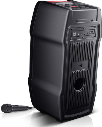 Buy SHARP,SHARP PS-929 180W High Power Portable Party Speaker Hi-Fi System with Built in Rechargeable Battery, Flashing Disco Lights & Strobe, TWS, Bluetooth, USB, Aux & Microphone – Black - Gadcet UK | UK | London | Scotland | Wales| Ireland | Near Me | Cheap | Pay In 3 | Speakers