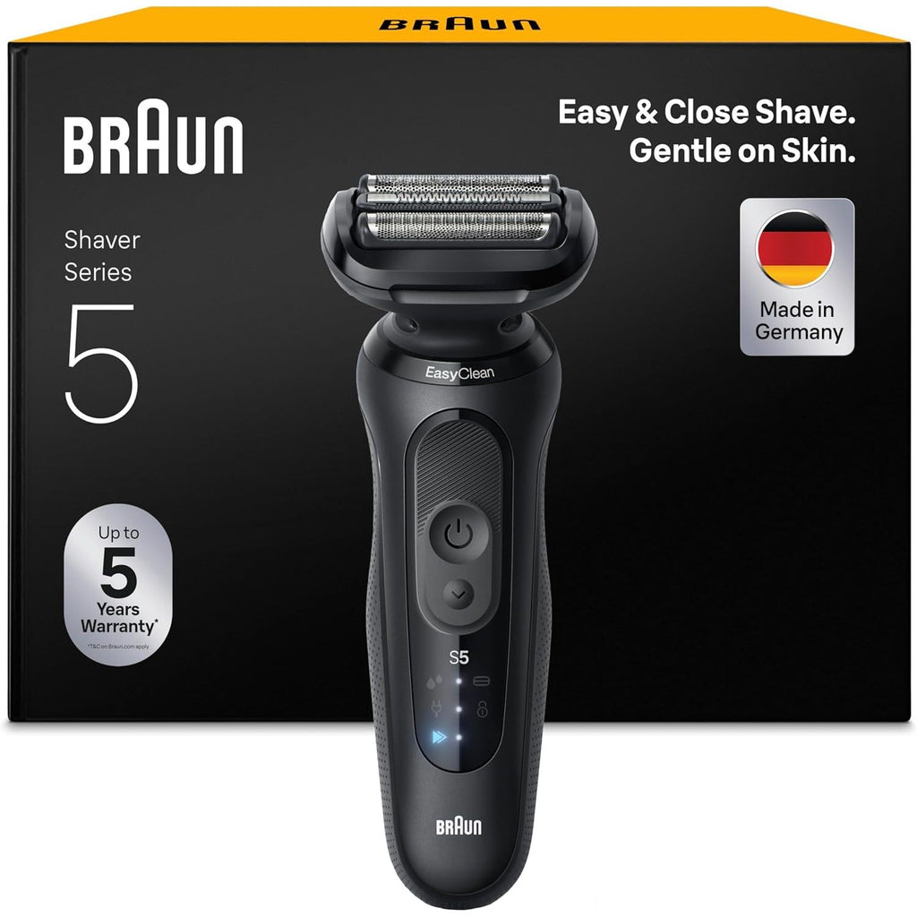 Braun Series 5 Electric Shaver 52-N1200S Wet & Dry Rechargeable Razor ...