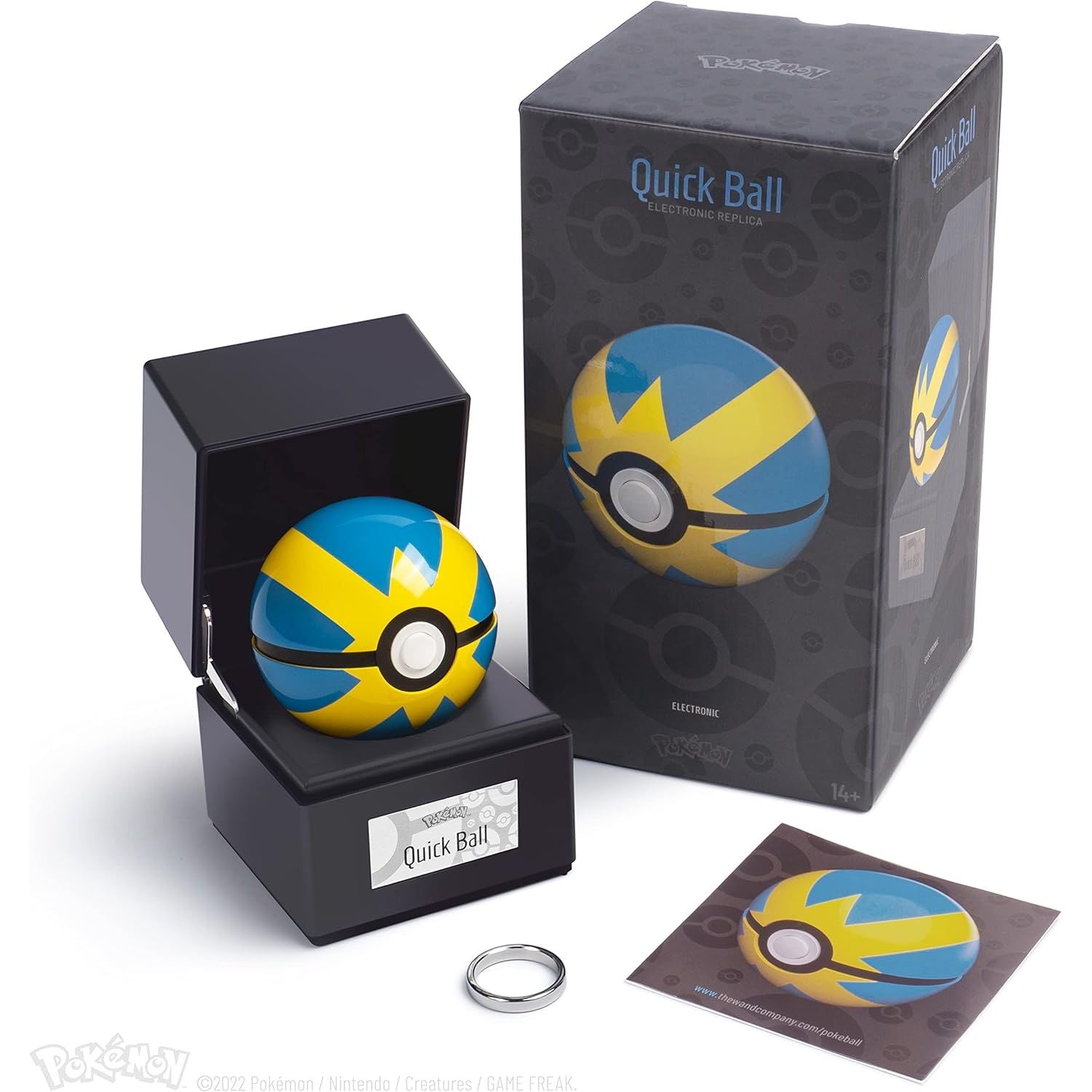 Buy Pokemon,The Wand Company Quick Ball: A Premium Die-Cast Tribute to Legendary Speed - Gadcet UK | UK | London | Scotland | Wales| Near Me | Cheap | Pay In 3 | TOYS
