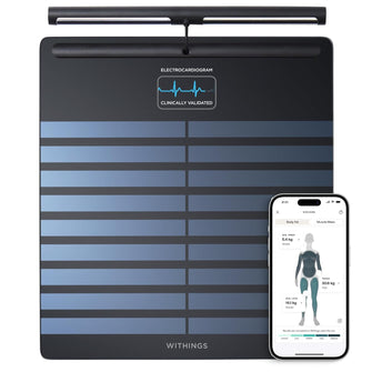 Buy Withings,WITHINGS Body Scan - Connected WiFi Scale to Improve Your Health, BIA Personal Scale, Body Composition Analysis, Body Fat, Muscle Mass, Water Percentage, Electrocardiogram, Black - Gadcet UK | UK | London | Scotland | Wales| Near Me | Cheap | Pay In 3 | Body Weight Scales