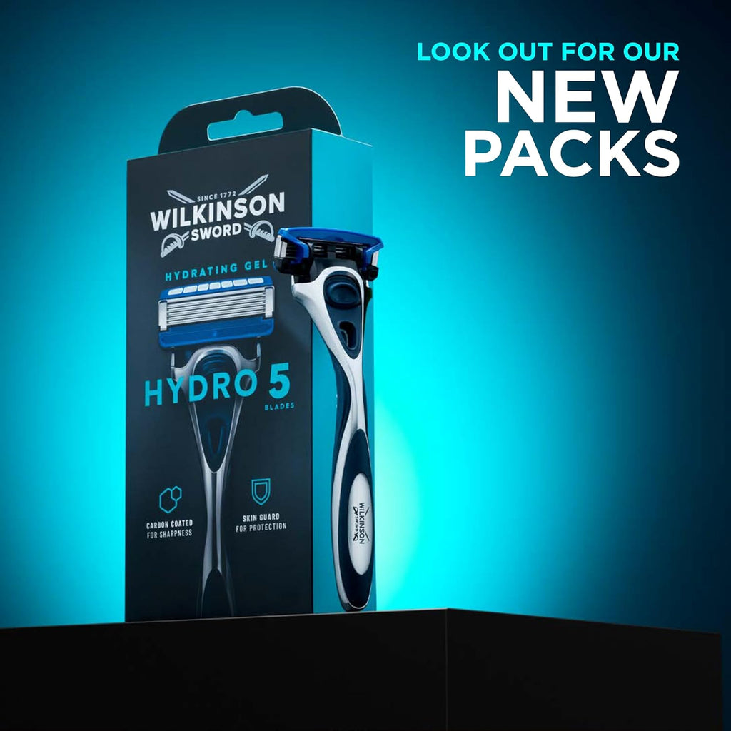 Wilkinson Sword Hydro 5 Men's Razor with 8 Carbon-Coated Blades ...