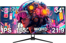 Z-EDGE UG34W 34" 165Hz IPS Ultrawide Gaming Monitor