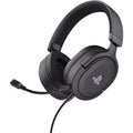 Buy Trust Gaming,Trust Gaming GXT 498 Forta [Officially Licensed for PlayStation 5] Sustainable Gaming Headset for PS5 / PS4, 1.2m Cable, 50mm Drivers, Detachable Microphone, Wired Over-Ear Headphones - Black - Gadcet UK | UK | London | Scotland | Wales| Ireland | Near Me | Cheap | Pay In 3 | Headphones & Headsets