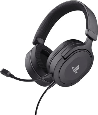 Buy Trust Gaming,Trust Gaming GXT 498 Forta [Officially Licensed for PlayStation 5] Sustainable Gaming Headset for PS5 / PS4, 1.2m Cable, 50mm Drivers, Detachable Microphone, Wired Over-Ear Headphones - Black - Gadcet UK | UK | London | Scotland | Wales| Ireland | Near Me | Cheap | Pay In 3 | Headphones & Headsets