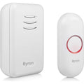 Buy Byron,Byron DBY-22311 Wireless Portable Doorbell Set, 150 m Range, 16 Melodies - Gadcet UK | UK | London | Scotland | Wales| Ireland | Near Me | Cheap | Pay In 3 | Door Bells & Chimes