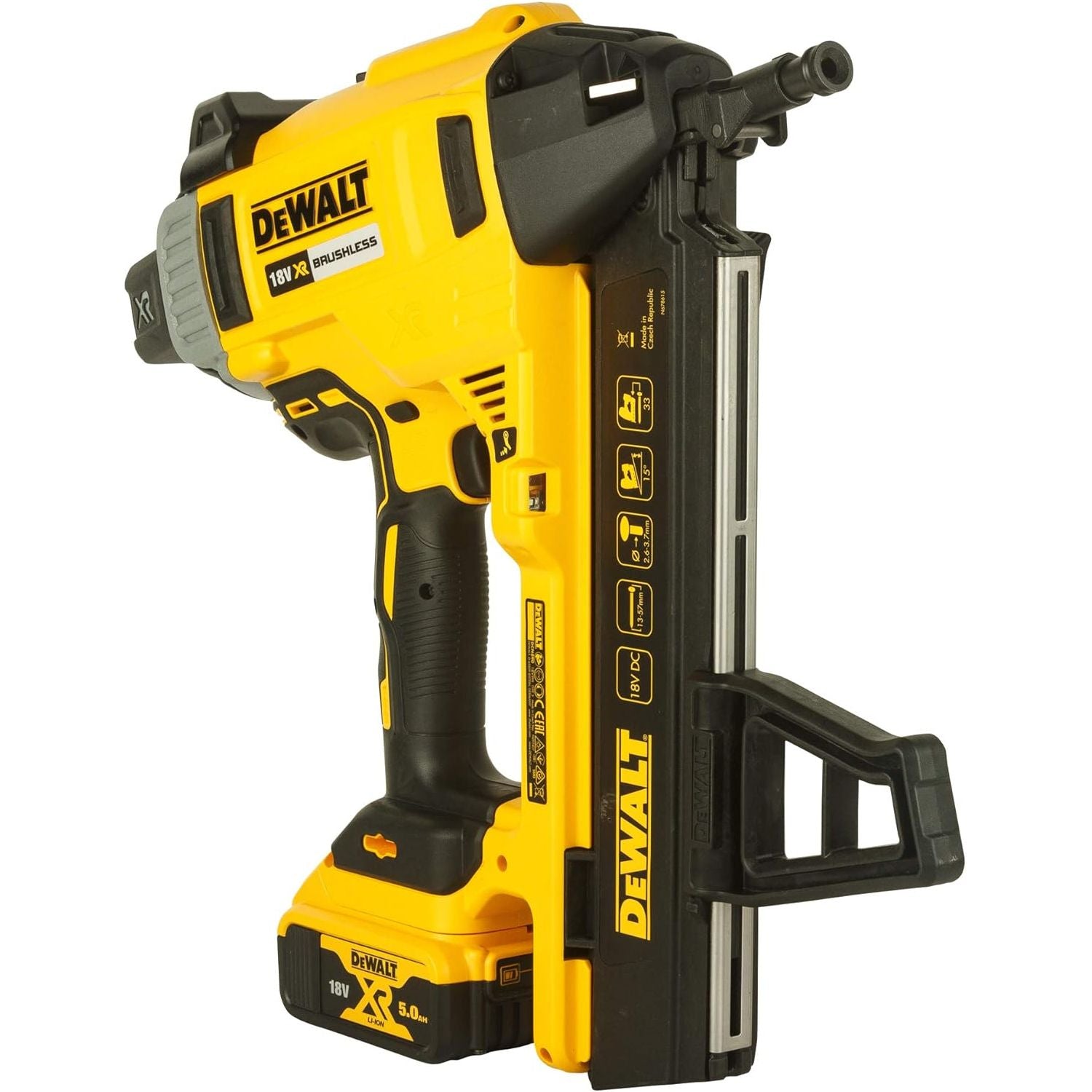 Buy DEWALT,DEWALT DCN890P2 Cordless XR Concrete Nailer – 18 V, Yellow/Black - Gadcet UK | UK | London | Scotland | Wales| Near Me | Cheap | Pay In 3 | Tool Power Drills