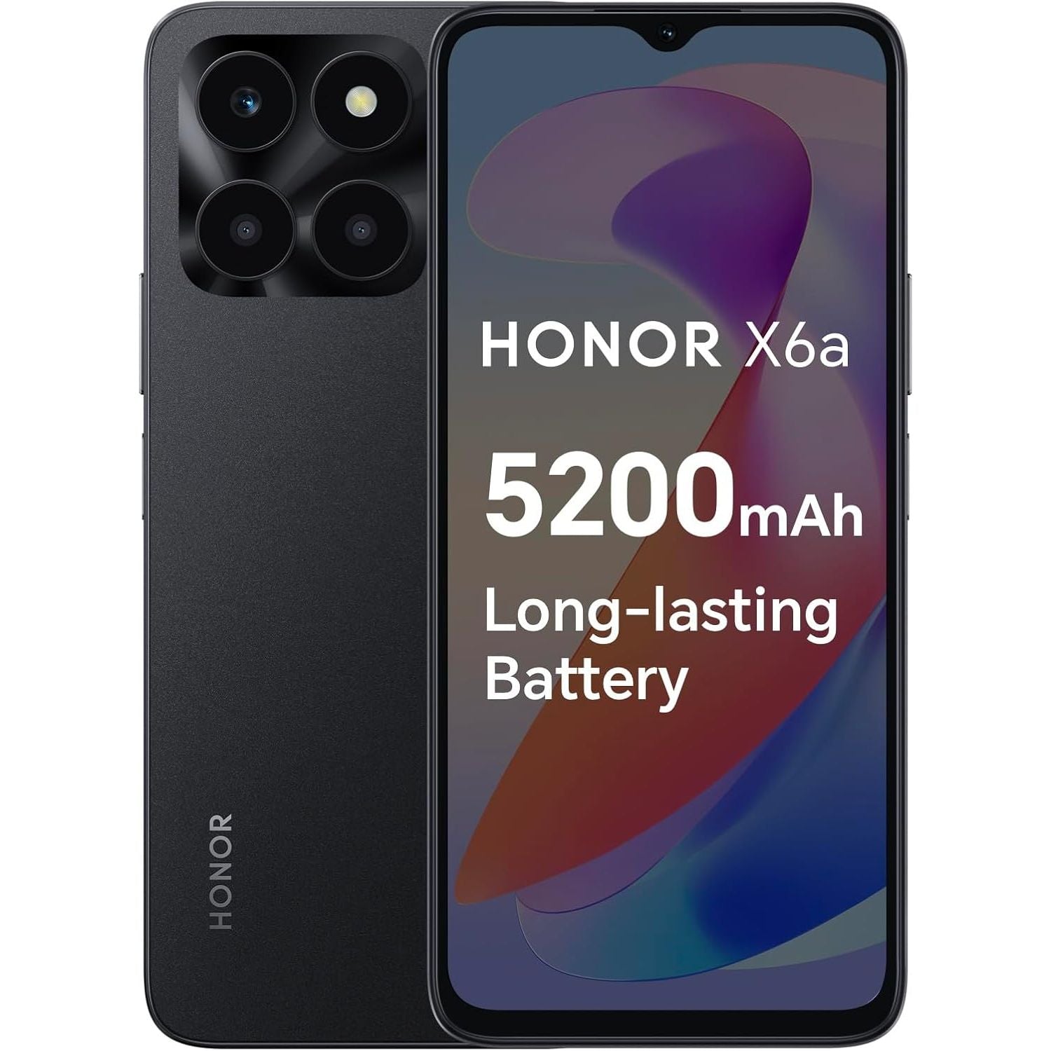 Buy HONOR,HONOR X6a 4GB+128GB Midnight Black Unlocked - Gadcet UK | UK | London | Scotland | Wales| Near Me | Cheap | Pay In 3 | Unlocked Mobile Phone