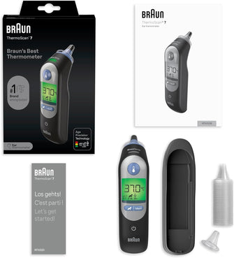Buy Braun,Braun ThermoScan 7 Ear thermometer - Age Precision Technology - Colour-coded Digital Display - Baby and Infant Friendly - Gadcet UK | UK | London | Scotland | Wales| Near Me | Cheap | Pay In 3 | Thermometer