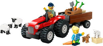 Buy Lego,LEGO City Red Farm Tractor with Trailer & Sheep (60461) – Farm Playset with Animal Figures – Montessori Toy for Kids Aged 4+ - Gadcet UK | UK | London | Scotland | Wales| Near Me | Cheap | Pay In 3 | Building Toys