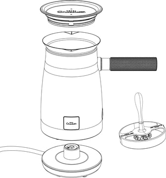 Buy Velvetiser,Hotel Chocolat Velvetiser In-Home Hot Chocolate Machine – Barista-Grade Maker, Charcoal Edition - Gadcet UK | UK | London | Scotland | Wales| Near Me | Cheap | Pay In 3 | Hot Drink Makers