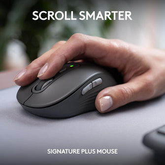 Logitech MK950 Signature Slim Wireless Keyboard & Mouse Combo – Bluetooth, Multi-Device, QWERTY UK, Graphite