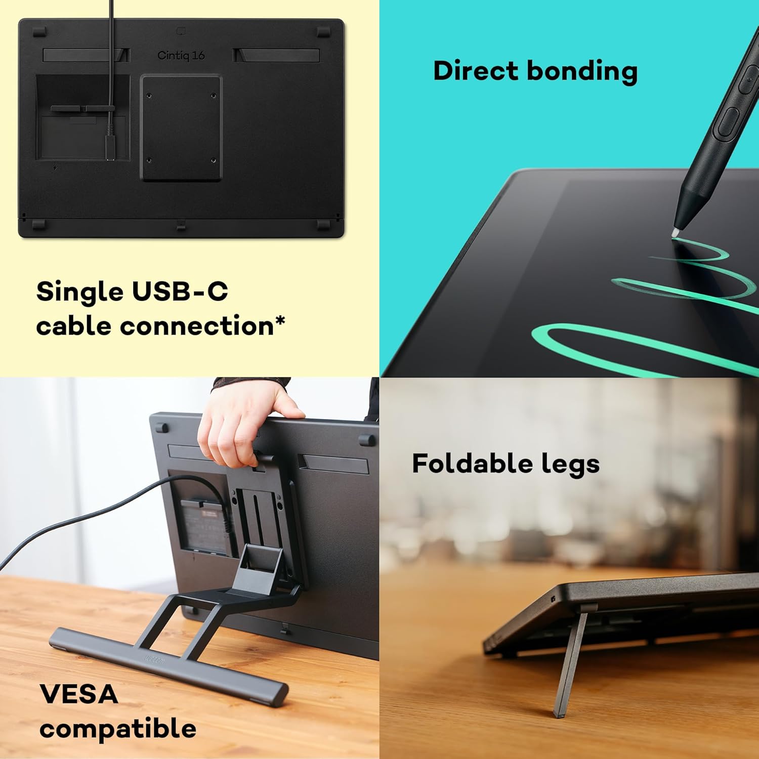 Buy Wacom,Wacom Cintiq 16 (2025) 2.5K Pen Display with Wacom Pro Pen 3 - Gadcet UK | UK | London | Scotland | Wales| Near Me | Cheap | Pay In 3 | Portable Monitors