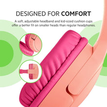 Buy Belkin,Belkin SoundForm Mini Kids Wireless Headphones with Built in Microphone, On Ear Headsets Girls and Boys For Online Learning, School, Travel Compatible with iPhones, iPads, Galaxy and more - Pink - Gadcet UK | UK | London | Scotland | Wales| Near Me | Cheap | Pay In 3 | Headphones & Headsets