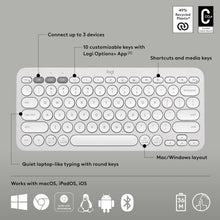 Buy Logitech,Logitech Pebble Keys 2 K380s, Multi-Device Bluetooth Wireless Keyboard with Customisable Shortcuts,Slim and Portable, Easy-Switch for Windows/macOS/iPadOS/Android/Chrome OS, QWERTY UK Layout, White - Gadcet UK | UK | London | Scotland | Wales| Ireland | Near Me | Cheap | Pay In 3 | Keyboards
