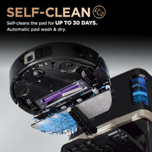 Shark PowerDetect NeverTouch Pro Robot Vacuum & Mop – 60-Day Self-Empty Base, 3D LiDAR and App Control – Black