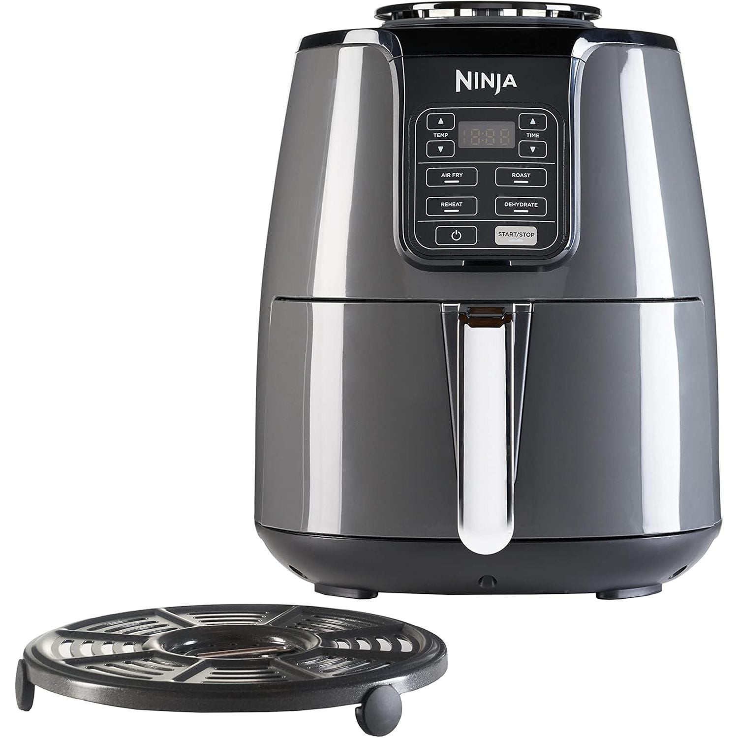 Buy Ninja,Ninja Air Fryer 3.8L - 4-in-1, No Oil, Air Fry, Roast, Reheat, Dehydrate, Digital, Non-Stick, Dishwasher Safe, 2-4 Portions, Grey & Black - AF100UK - Gadcet UK | UK | London | Scotland | Wales| Near Me | Cheap | Pay In 3 | Air Fryer & Grill