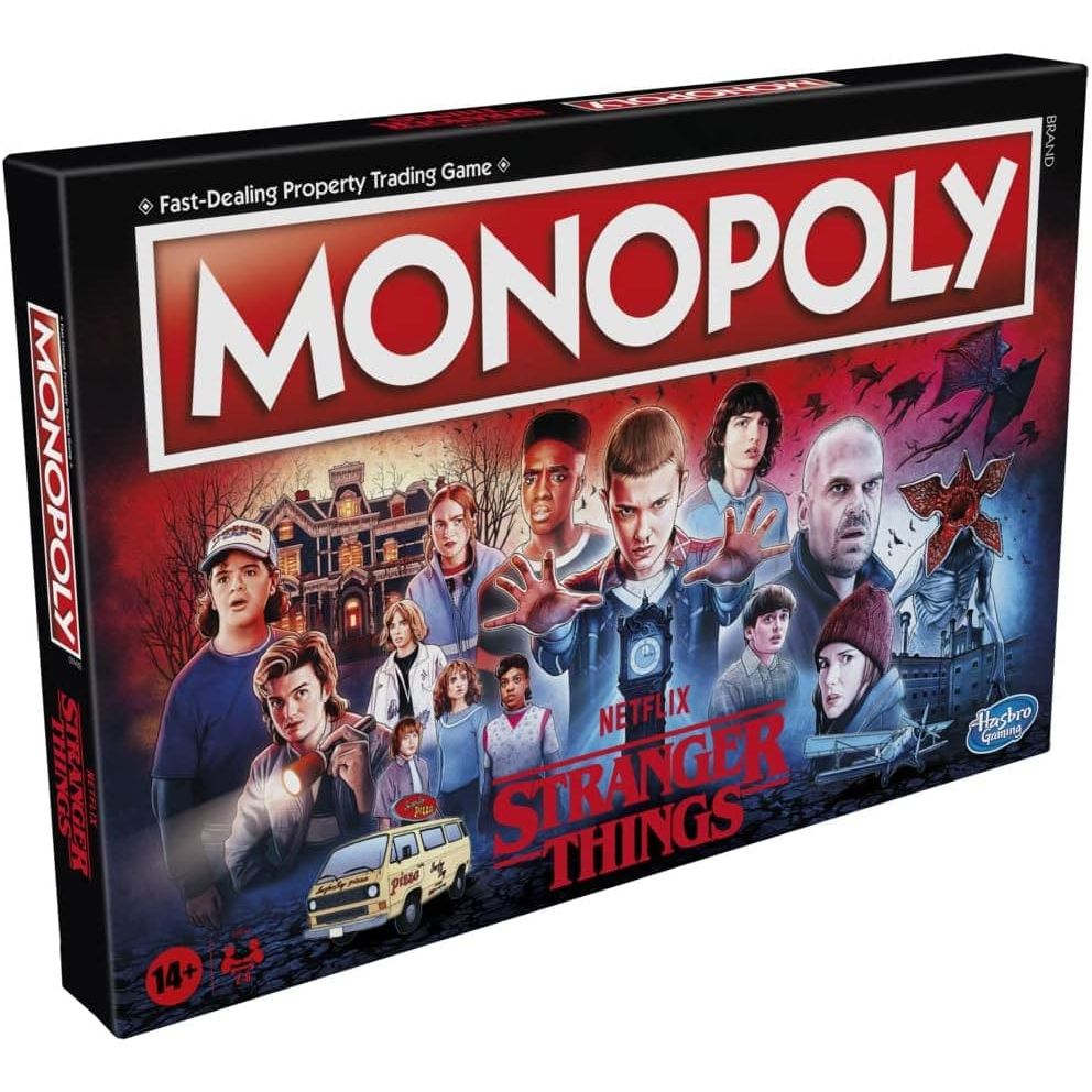 Buy Gadcet UK,Hasbro Gaming Monopoly: Netflix Stranger Things Edition Board Game for Adults and Teens Ages 14+, Game for 2-6 Players, Multicolor - Gadcet UK | UK | London | Scotland | Wales| Ireland | Near Me | Cheap | Pay In 3 | Games and Toys
