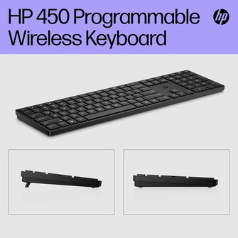 Buy HP,HP 450 Programmable Wireless Keyboard with 20+ Programmable Keys, Adjustable Incline, 20+ month Battery Life, made from 60% Recycled Materials - Gadcet  | UK | London | Scotland | Wales| Near Me | Cheap | Pay In 3 | Keyboard & Mouse