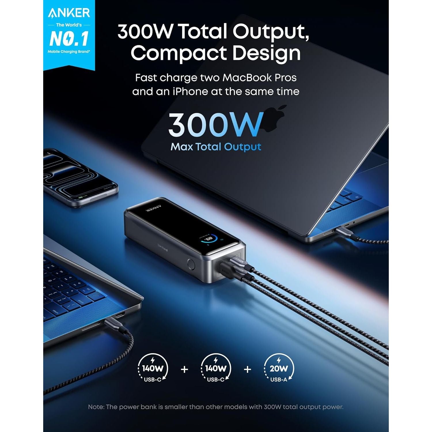 Buy Anker,Anker Prime Power Bank 26,250mAh 300W 3-Port Portable Charger - Gadcet UK | UK | London | Scotland | Wales| Near Me | Cheap | Pay In 3 | Power Adapter & Charger Accessories