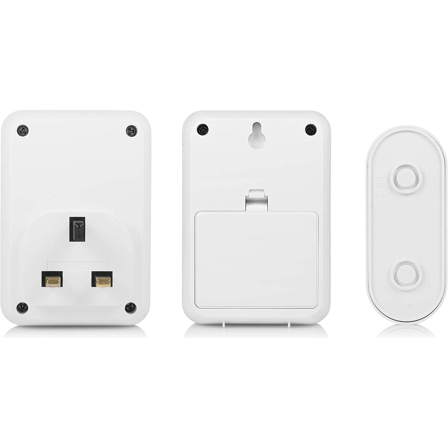 Buy Byron,Byron Wireless Doorbell Set – Twin Pack – Battery Portable and Plug in – 150 m Range - Gadcet UK | UK | London | Scotland | Wales| Near Me | Cheap | Pay In 3 | Electronics