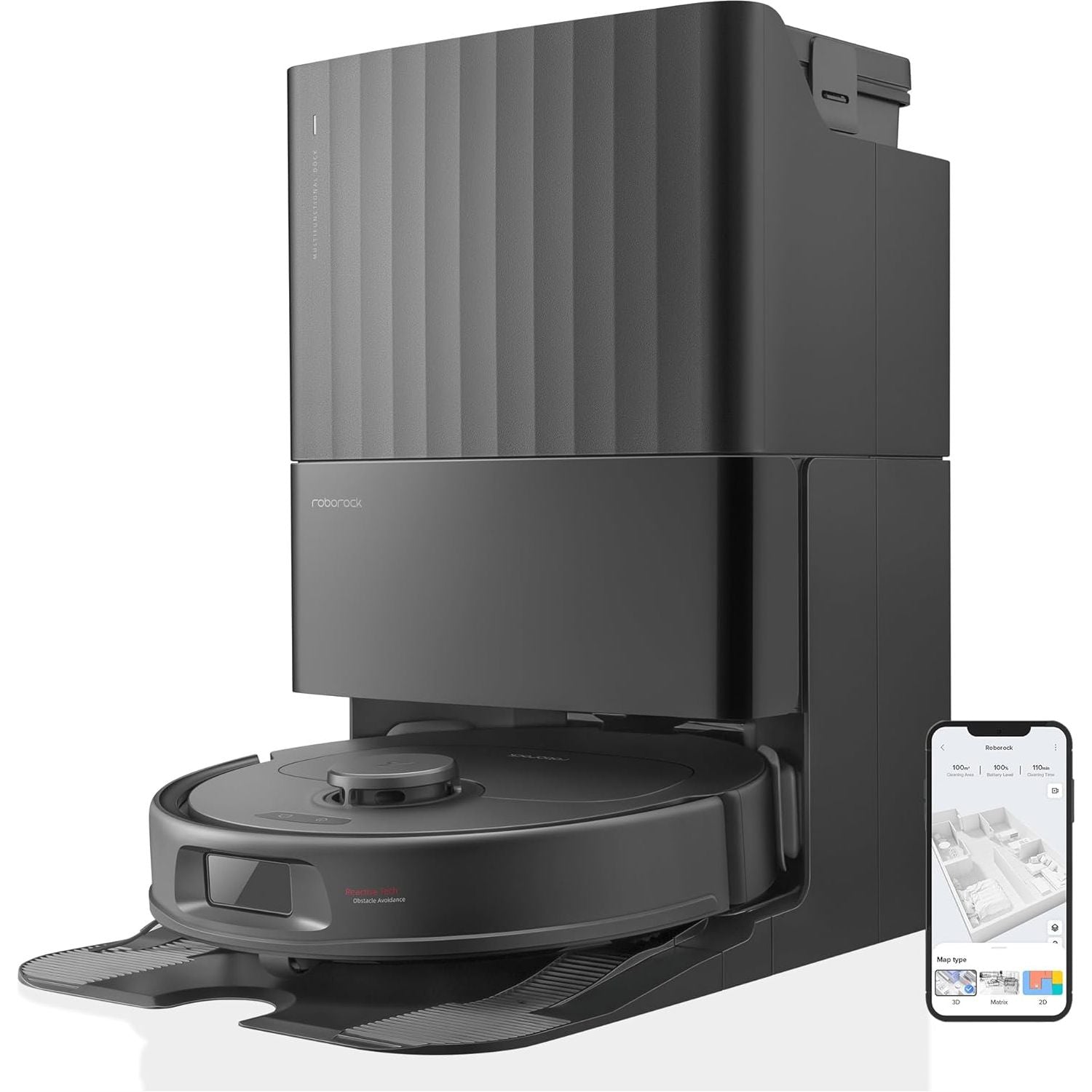 Buy Roborock,Roborock Qrevo S Robot Vacuum Cleaner and Mop, 7000Pa Suction, LiDAR, Reactive Tech, Black - Gadcet UK | UK | London | Scotland | Wales| Near Me | Cheap | Pay In 3 | Vacuums