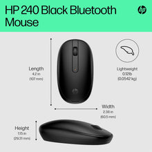 Buy HP,HP 240 Bluetooth Mouse, Black, Bluetooth 5.1, Wireless, Precise Sensor, 1600 DPI Optical Mouse Sensor, Lightweight & Easy to Connect, AES technology, Practical and Comfortable Ambidextrous Design - Gadcet UK | UK | London | Scotland | Wales| Near Me | Cheap | Pay In 3 | Keyboard & Mouse