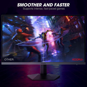 Buy KOORUI,KOORUI 24" Gaming Monitor - FHD 1080P, 165Hz, 1ms VA Panel, AdaptiveSync Technology - Gadcet UK | UK | London | Scotland | Wales| Near Me | Cheap | Pay In 3 | Computer Monitors