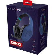 Buy Trust Gaming,Trust Gaming GXT 415B Zirox Lightweight Gaming Headset with 50mm Drivers for PC, Xbox, PS4, PS5, Switch, Mobile, 3.5 mm Jack, 2m Cable, Foldaway Microphone, Over-Ear Wired Headphones - Blue - Gadcet UK | UK | London | Scotland | Wales| Near Me | Cheap | Pay In 3 | Headphones & Headsets
