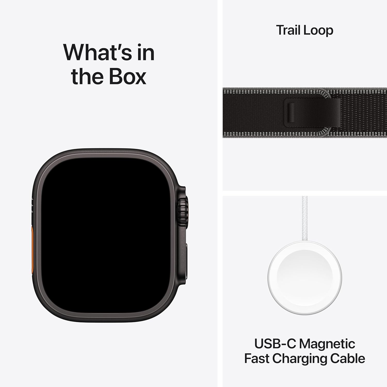 Buy Apple,Apple Watch Ultra 3 GPS + Cellular 49mm – Rugged Black Titanium Case with Black/Charcoal Trail Loop (M/L) - Gadcet UK | UK | London | Scotland | Wales| Near Me | Cheap | Pay In 3 | Smart Watches