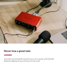 Focusrite Scarlett 2i2 4th Gen USB-C Audio Interface