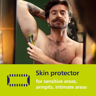 Philips OneBlade Razor Face & Body, Body Kit with 2 Blades, 1 Body Comb ...