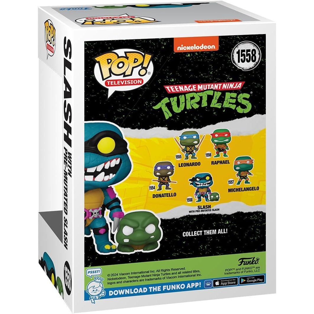 Buy Funko,Funko POP! & Buddy: Teenage Mutant Ninja Turtles – Slash & Pre-Mutated Turtle (Retro/Classic) Collectable Vinyl Figure - Gadcet UK | UK | London | Scotland | Wales| Near Me | Cheap | Pay In 3 | Action & Toy Figures