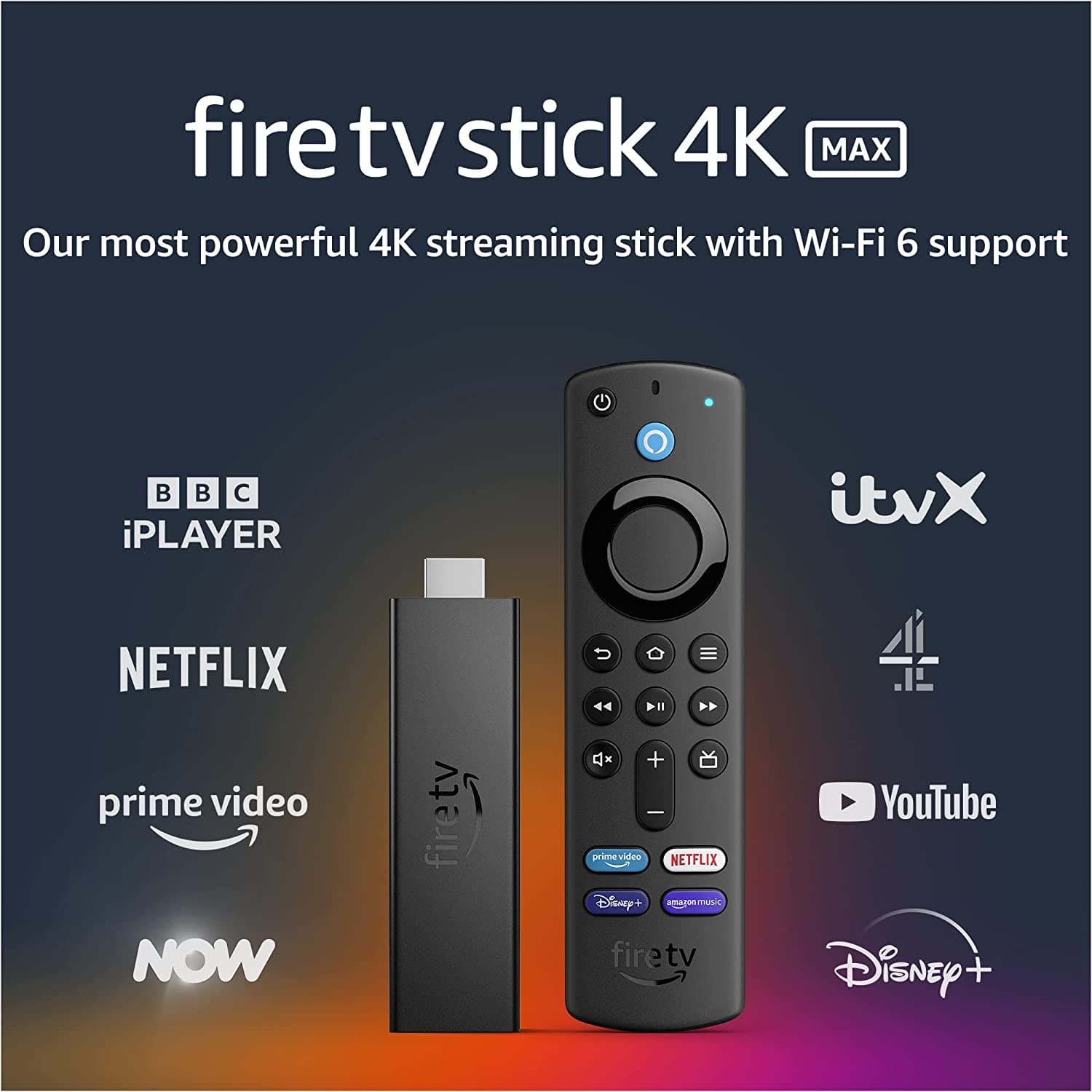 Buy Gadcet UK,Amazon Fire TV Stick - 4K Max Streaming Device - Wi-Fi 6 - Alexa Voice Remote - Gadcet UK | UK | London | Scotland | Wales| Ireland | Near Me | Cheap | Pay In 3 | 