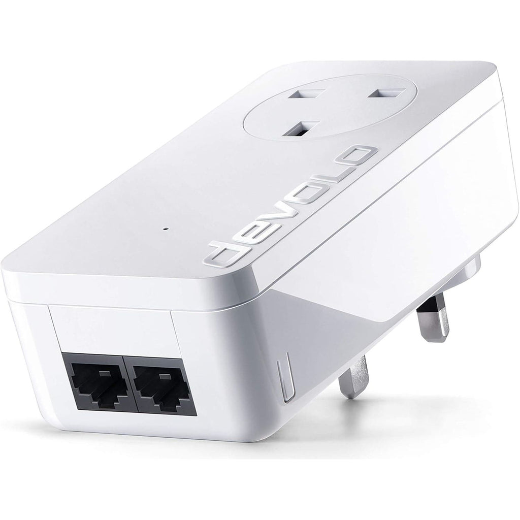 Devolo Dlan 550 Duo+ Add-On Powerline Adapter (500 Mbps, 2x Lan Ports ...