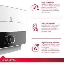 Buy Gadcet UK,Ariston AURES Multi Electric Instantaneous Water Heater 9.5kW – Multi-Point, Compact, A Rated - Gadcet UK | UK | London | Scotland | Wales| Near Me | Cheap | Pay In 3 | 