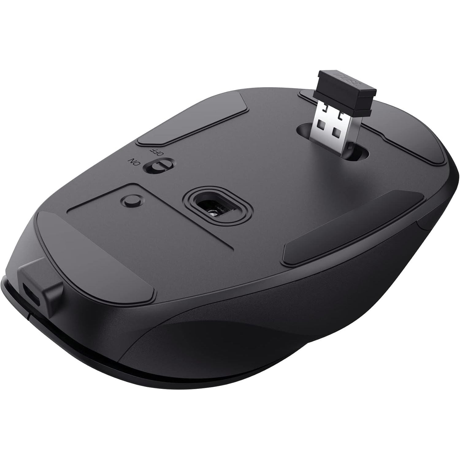 Buy Trust,Trust Fyda Rechargeable Wireless Mouse – 800-2400 DPI, 6 Buttons, Ergonomic Design, Black - Gadcet UK | UK | London | Scotland | Wales| Near Me | Cheap | Pay In 3 | Mice & Trackballs