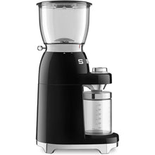 Buy Smeg,Smeg CGF01BLUK Coffee Grinder, Aluminium Construction, 50's Retro Style, 8 Programme Settings and 3 Grinding Grades, Black - Gadcet UK | UK | London | Scotland | Wales| Near Me | Cheap | Pay In 3 | Small Kitchen Appliances
