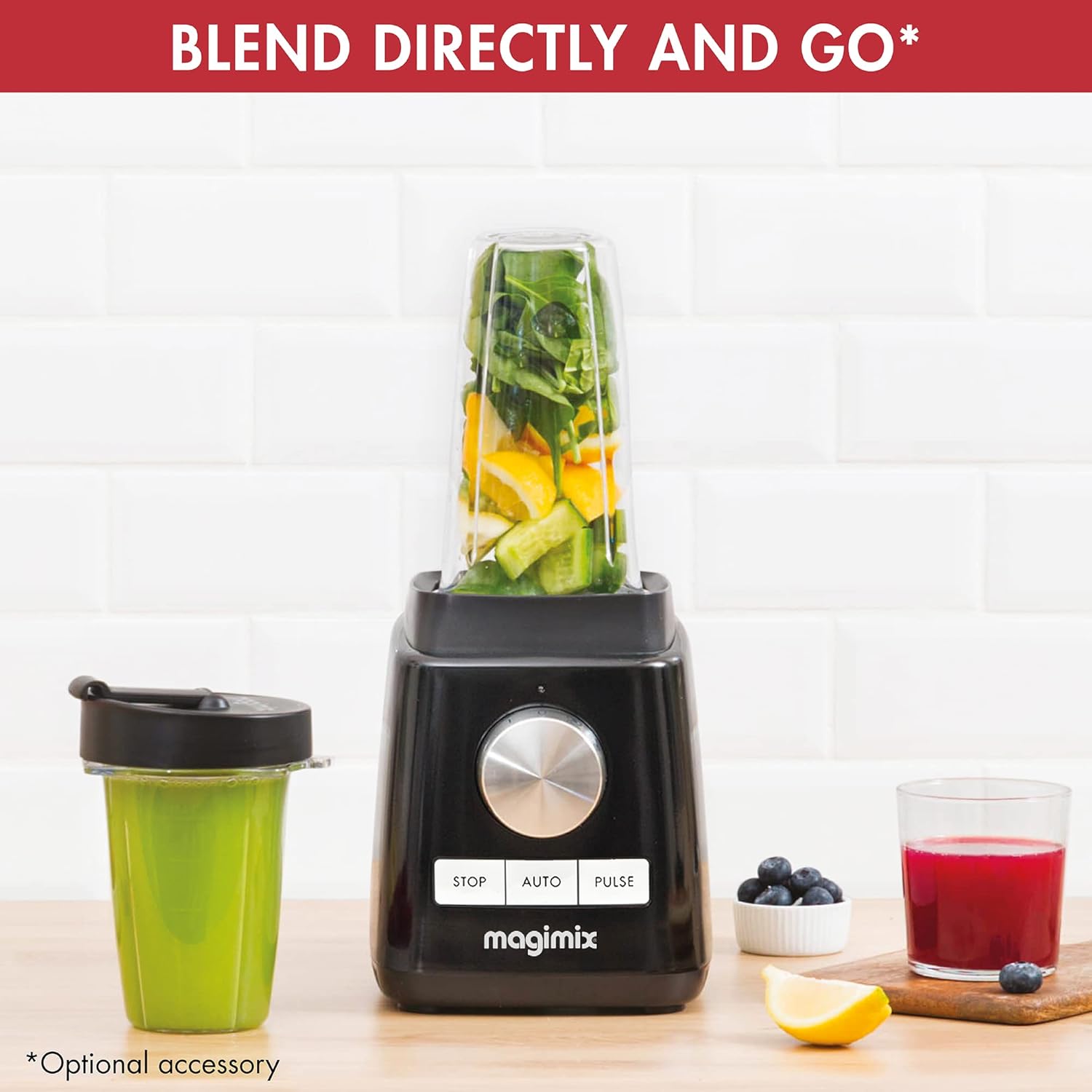Buy Magimix,Magimix Blender Power 4 – Quiet Mark Certified, 1300W, 1.8L Glass Jug, Black - Gadcet UK | UK | London | Scotland | Wales| Near Me | Cheap | Pay In 3 | Food Mixers & Blenders
