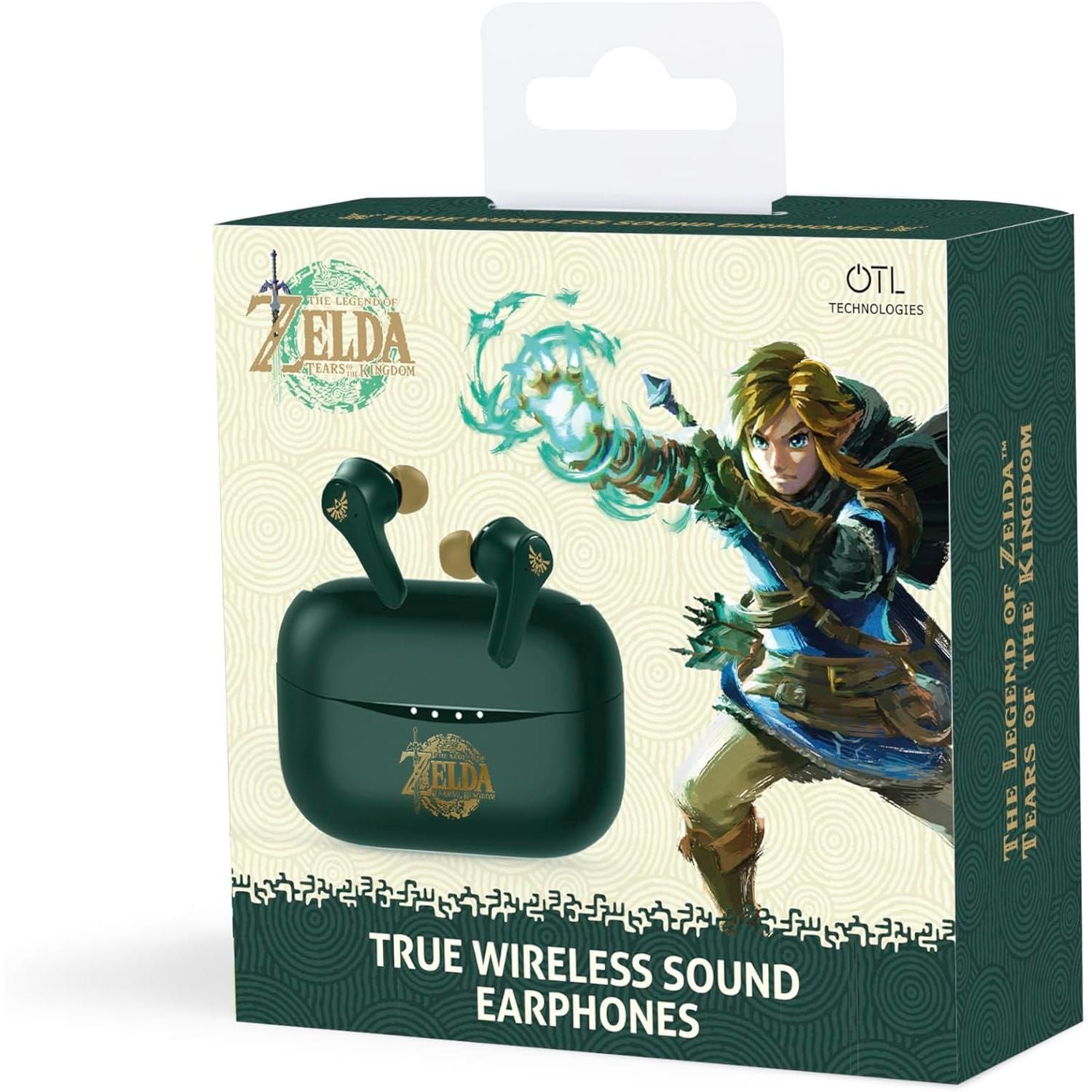 Buy OTL,OTL Technologies ZD1137 Zelda Tears of the Kingdom TWS Wireless Earphones Green – Bluetooth 5.3, Charging Case, Type-C Cable, 6-Hour Playtime - Gadcet UK | UK | London | Scotland | Wales| Near Me | Cheap | Pay In 3 | True Wireless Earphones