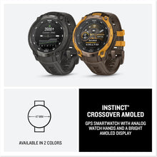 Buy Garmin,Garmin Instinct® Crossover AMOLED Rugged Hybrid GPS Smartwatch - Charcoal - Gadcet UK | UK | London | Scotland | Wales| Near Me | Cheap | Pay In 3 | Smart Watches