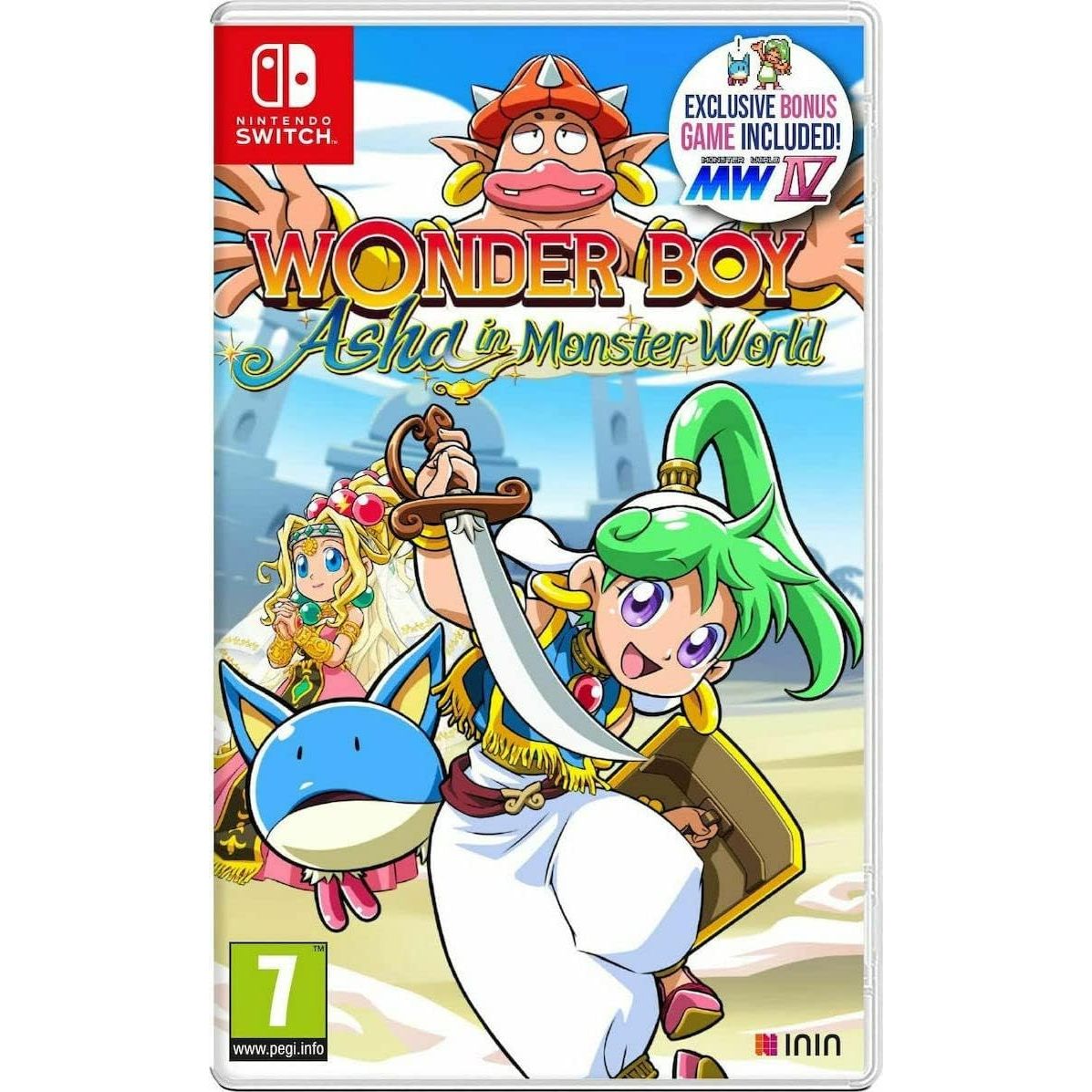 Buy Nintendo Game,Wonder Boy: Asha in Monster World - Nintendo Switch Game - Gadcet UK | UK | London | Scotland | Wales| Near Me | Cheap | Pay In 3 | Video Game Software