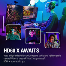Elgato HD60 X External Capture Card – 1080p60 HDR10 & 4K30 Capture, 4K60 Passthrough, VRR, PS5, Xbox, PC & Mac
