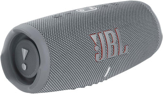 JBL Charge 5 Portable Bluetooth Speaker – Deep Bass, 20H Playtime, IP67 Waterproof, Powerbank, Grey