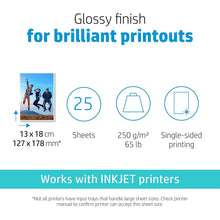 Buy hp,HP Q8696A Advanced Glossy Photo Paper – 13 x 18 cm Borderless, 250 gsm, 25 Sheets, White - Gadcet UK | UK | London | Scotland | Wales| Near Me | Cheap | Pay In 3 | Printers, Copiers & Fax Machines