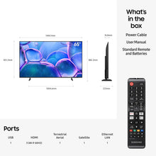 Samsung 65" UE65U7000FK Crystal UHD 4K HDR Smart LED TV – 2025 U7000F Series