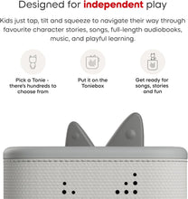 Tonies Toniebox 2 Starter Set Moon Grey with Creative Tonie – Screen-Free Kids Audio Player, Stories, Songs, Sleep Timer & Sunrise Alarm