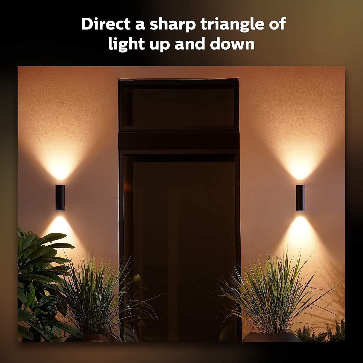 Buy Philips Hue,Philips Hue Appear White and Color Ambiance Smart Wall Light LED  [Black 8W - equivalent 49W] For Outdoor Lighting, Garden, Terrace, Patio - Gadcet UK | UK | London | Scotland | Wales| Ireland | Near Me | Cheap | Pay In 3 | Home & Garden